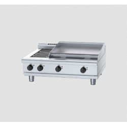 Waldorf 800 Series RNL8606E-B - 900mm Electric Cooktop Low Back Version Bench Model