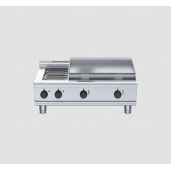 Waldorf 800 Series RNL8606E-B - 900mm Electric Cooktop Low Back Version Bench Model