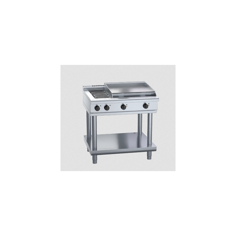 Waldorf 800 Series RNL8606E-LS - 900mm Electric Cooktop Low Back Version Leg Stand