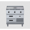 Waldorf 800 Series RNL8609E-RB - 900mm Electric Cooktop Low Back Version Refrigerated Base