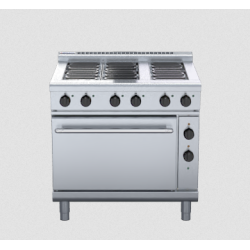 Waldorf 800 Series RNL8610E - 900mm Electric Range Static Oven Low Back Version