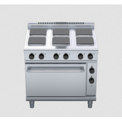 Waldorf 800 Series RNL8610SEC - 900mm Electric Range Convection Oven Low Back Version
