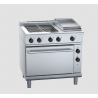 Waldorf 800 Series RNL8613E - 900mm Electric Range Static Oven Low Back Version