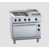 Waldorf 800 Series RNL8613EC - 900mm Electric Range Convection Oven Low Back Version