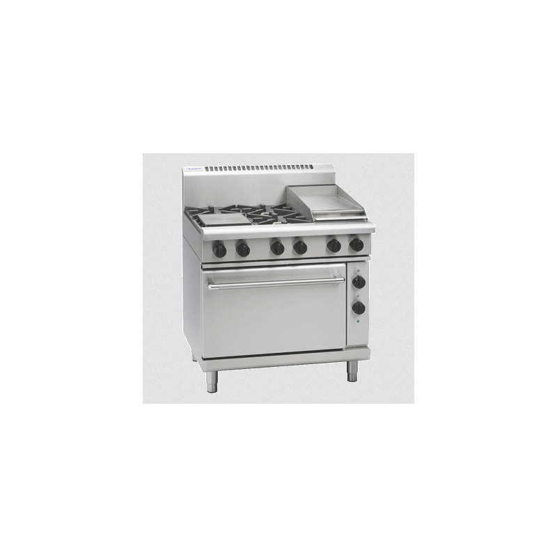 Waldorf 800 Series RNL8613GE - 900mm Gas Range Electric Static Oven Low Back Version