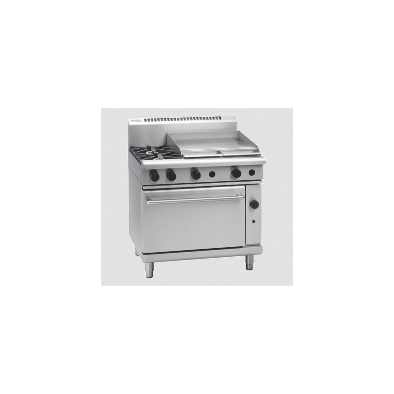 Waldorf 800 Series RNL8616G - 900mm Gas Range Static Oven Low Back Version