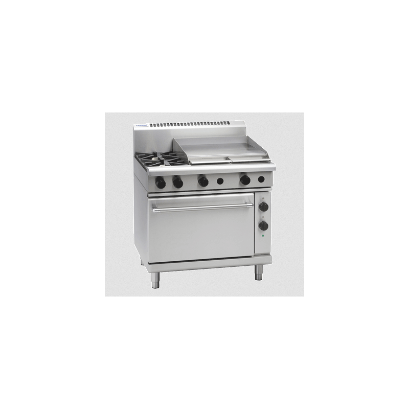 Waldorf 800 Series RNL8616GE - 900mm Gas Range Electric Static Oven Low Back Version
