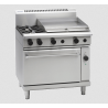 Waldorf 800 Series RNL8616GEC - 900mm Gas Range Electric Convection Oven Low Back Version