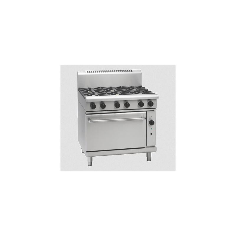 Waldorf 800 Series RNL8619GC - 900mm Gas Range Convection Oven Low Back Version