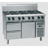 Waldorf 800 Series RNL8800G-RB - 1200mm Gas Cooktop Low Back Version Refrigerated Base