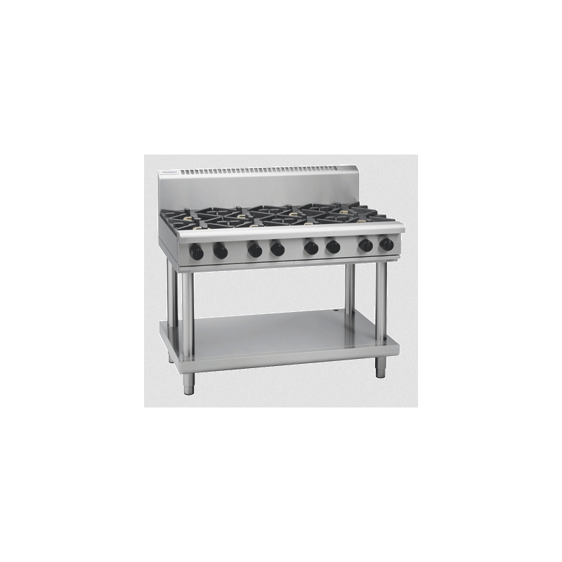 Waldorf 800 Series RNL8806G-LS - 1200mm Gas Cooktop Low Back Version Leg Stand