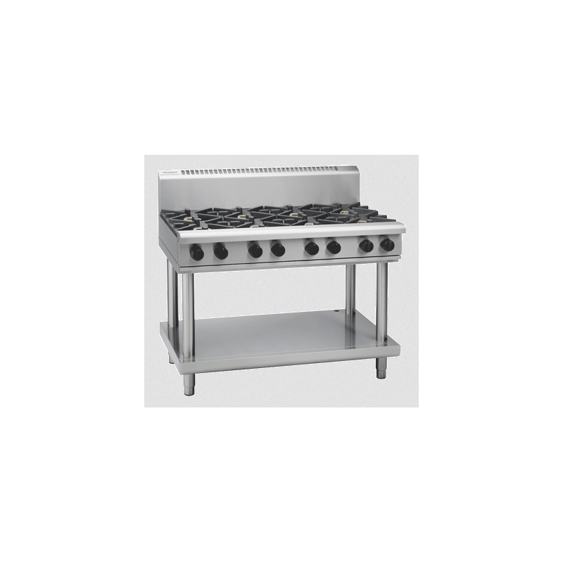 Waldorf 800 Series RNL8809G-LS - 1200mm Gas Cooktop Low Back Version Leg Stand