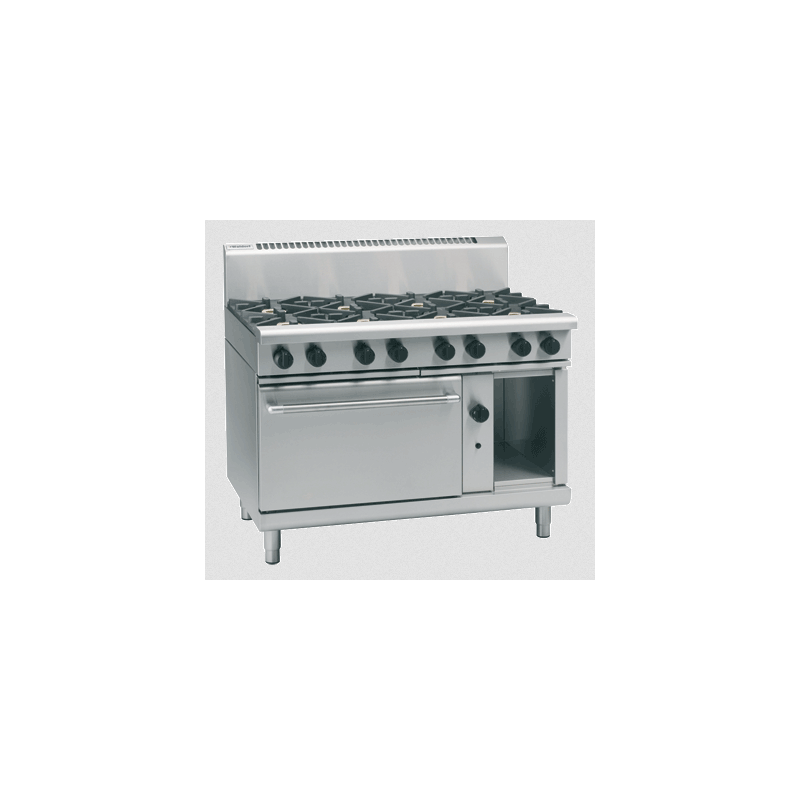 Waldorf 800 Series RNL8813G - 1200mm Gas Range Static Oven Low Back Version