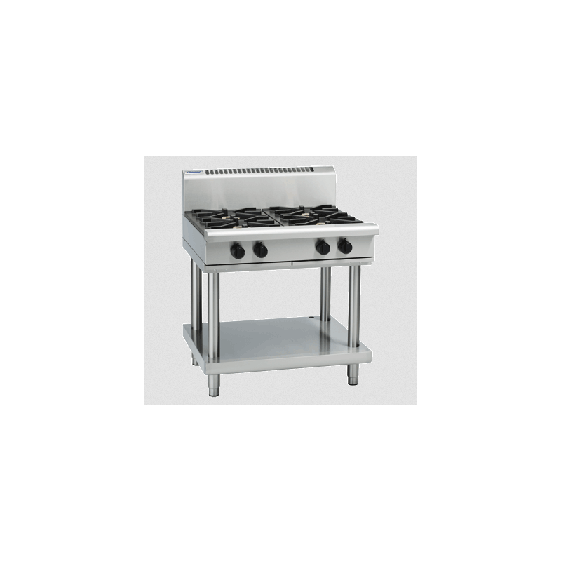 Waldorf 800 Series RNL8900G-LS - 900mm Gas Cooktop Low Back Version Leg Stand