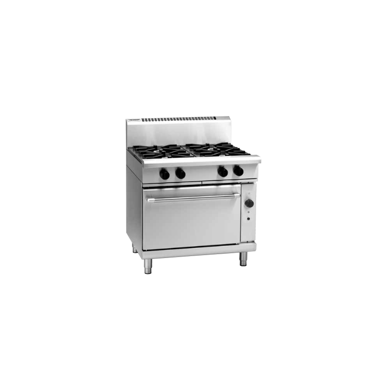 Waldorf 800 Series RNL8910GEC - 900mm Gas Range Electric Convection Oven Low Back Version