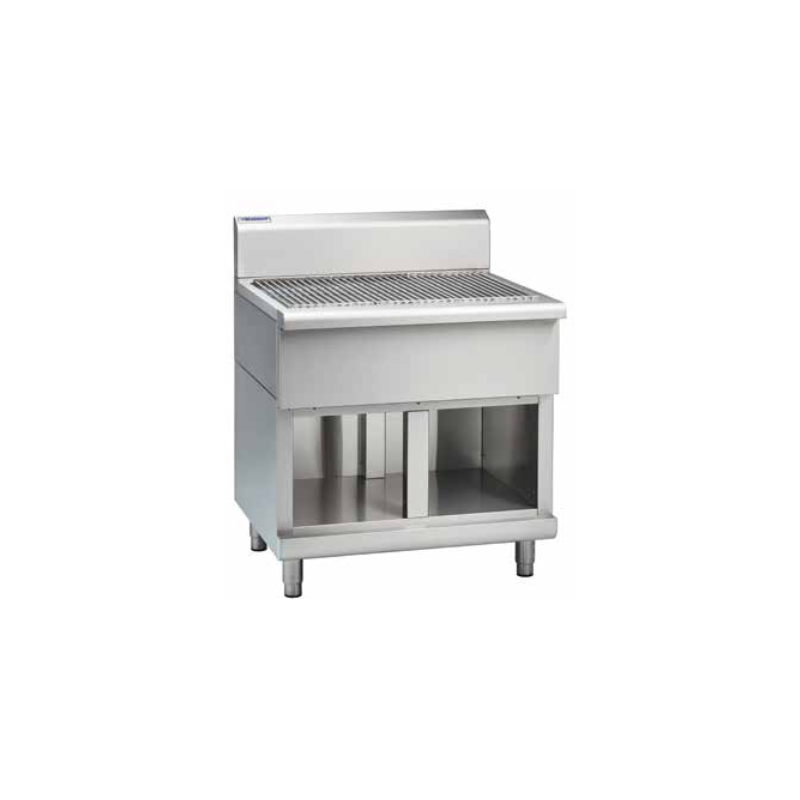 Waldorf 800 Series SF8600-CB - 600mm Solid Fuel Grill - 215mm Splashback Version - Cabinet Base