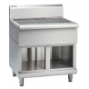 Waldorf 800 Series SF8600-CB - 600mm Solid Fuel Grill - 215mm Splashback Version - Cabinet Base