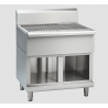 Waldorf 800 Series SF8900-CB - 900mm Solid Fuel Grill - 215mm Splashback Version - Cabinet Base