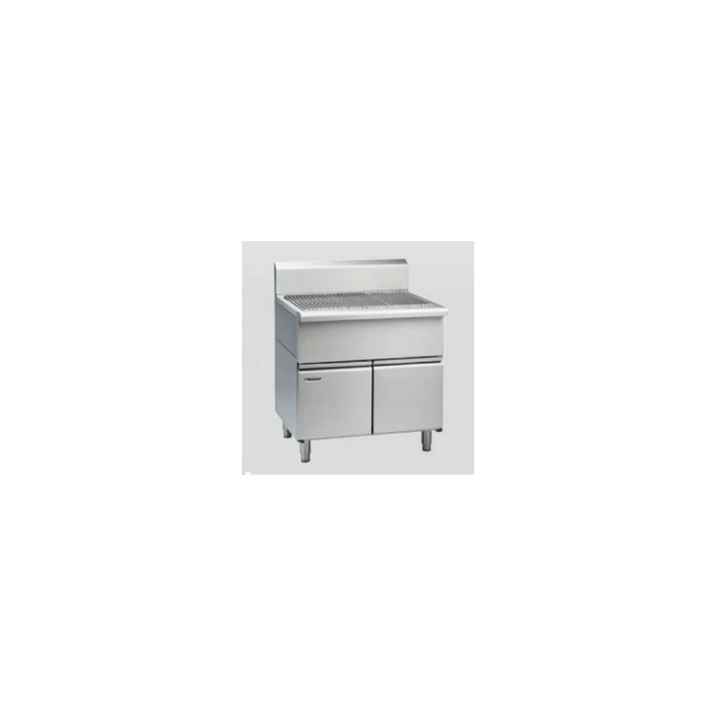 Waldorf 800 Series SFL8120-CD - 1200mm Solid Fuel Grill - Low Back Version - Cabinet Base with Doors