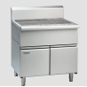 Waldorf 800 Series SFL8600-CD - 600mm Solid Fuel Grill - Low Back Version - Cabinet Base with Doors