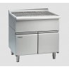Waldorf 800 Series SFL8900-CD - 900mm Solid Fuel Grill - Low Back Version - Cabinet Base with Doors