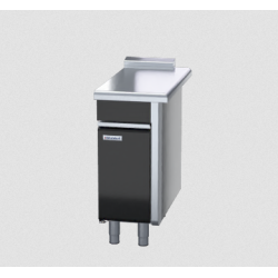 Waldorf Bold BTLB8400-CD - 400mm Bench Top Low Back Version - Cabinet Base With Fixed Front Panel