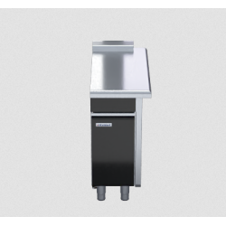 Waldorf Bold BTLB8400-CD - 400mm Bench Top Low Back Version - Cabinet Base With Fixed Front Panel