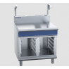 Blue Seal Evolution Series B90S-CB - 900mm Bench Top With Salamander Support Cabinet Base