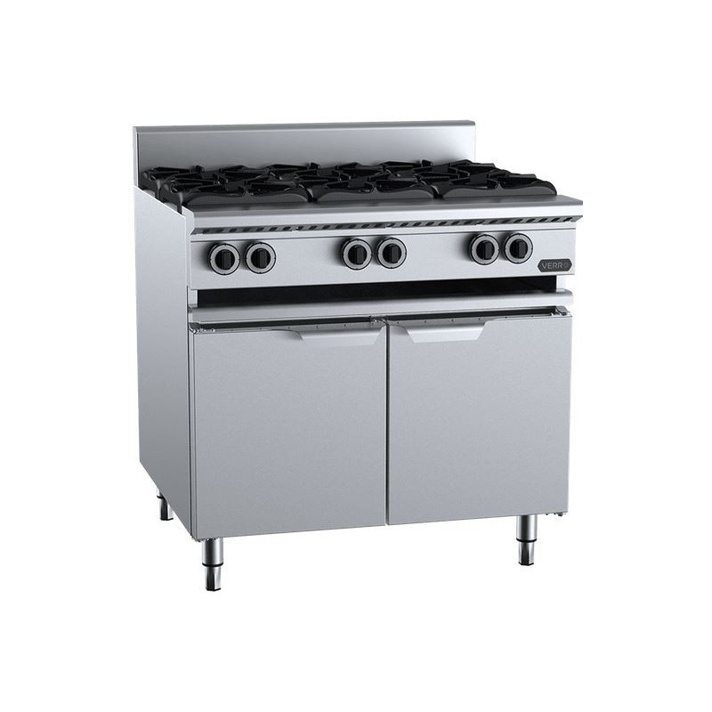 B+S COMMERCIAL KITCHENS -   VERRO FOUR BURNER BOILING TOP CABINET MOUNTED - VBT-SB6