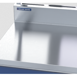 Blue Seal Evolution Series B90S-RB - 900mm Bench Top With Salamander Support Refrigerated Base