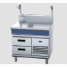 Blue Seal Evolution Series B90S-RB - 900mm Bench Top With Salamander Support Refrigerated Base