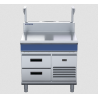 Blue Seal Evolution Series B90S-RB - 900mm Bench Top With Salamander Support Refrigerated Base