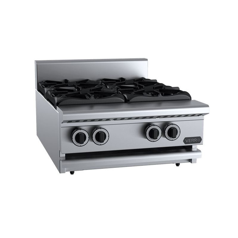 B+S COMMERCIAL KITCHENS -   Verro Four Burner Boiling Top-VHBT-SB4BM