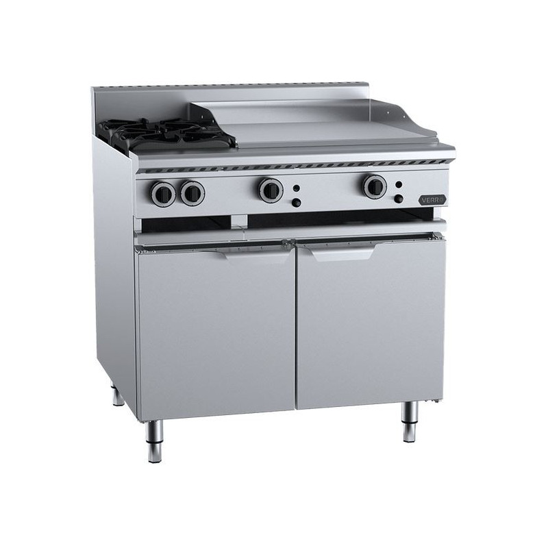 B+S COMMERCIAL KITCHENS -   Verro Four Burner Boiling Top-VBT-SB2-GRP6