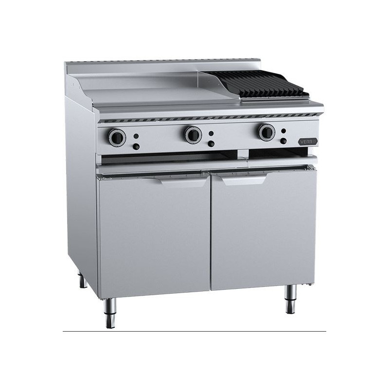 B+S COMMERCIAL KITCHENS -   Verro Four Burner Boiling Top-VBT-GRP6-CBR3 