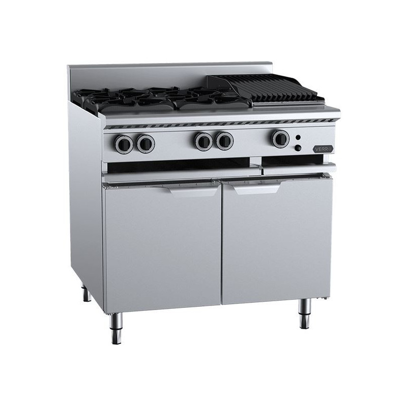 B+S COMMERCIAL KITCHENS -   Verro Four Burner Boiling Top-VBT-SB4-CBR3