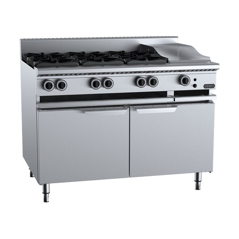 B+S COMMERCIAL KITCHENS -   Verro Four Burner Boiling Top-VBT-SB6-GRP3