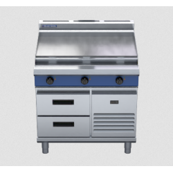 Blue Seal Evolution Series E516A-RB - 900mm Electric Cooktop Refrigerated Base