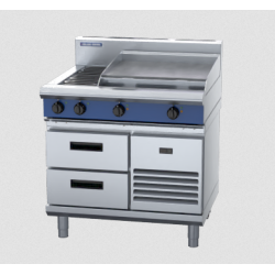 Blue Seal Evolution Series E516B-RB - 900mm Electric Cooktop Refrigerated Base