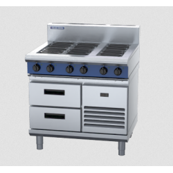 Blue Seal Evolution Series E516D-RB - 900mm Electric Cooktop Refrigerated Base