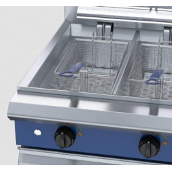 Blue Seal Evolution Series E66 - 600mm Twin Pan Electric Fryer