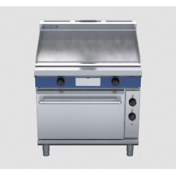 Blue Seal Evolution Series EP506 - 900mm Electric Griddle Static Oven Range
