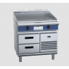 Blue Seal Evolution Series EP516-RB - 900mm Electric Griddle Refrigerated Base