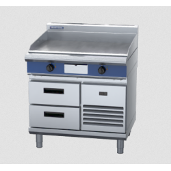 Blue Seal Evolution Series EP516-RB - 900mm Electric Griddle Refrigerated Base
