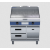 Blue Seal Evolution Series EP516-RB - 900mm Electric Griddle Refrigerated Base