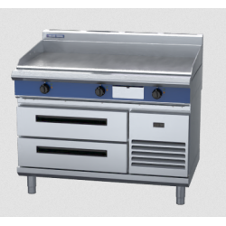 Blue Seal Evolution Series EP518-RB - 1200mm Electric Griddle Refrigerated Base