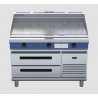 Blue Seal Evolution Series EP518-RB - 1200mm Electric Griddle Refrigerated Base