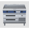 Blue Seal Evolution Series EP518-RB - 1200mm Electric Griddle Refrigerated Base