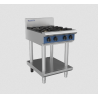 Blue Seal Evolution Series G514D-LS - 600mm Gas Cooktop - Leg Stand