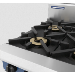 Blue Seal Evolution Series G514D-LS - 600mm Gas Cooktop - Leg Stand